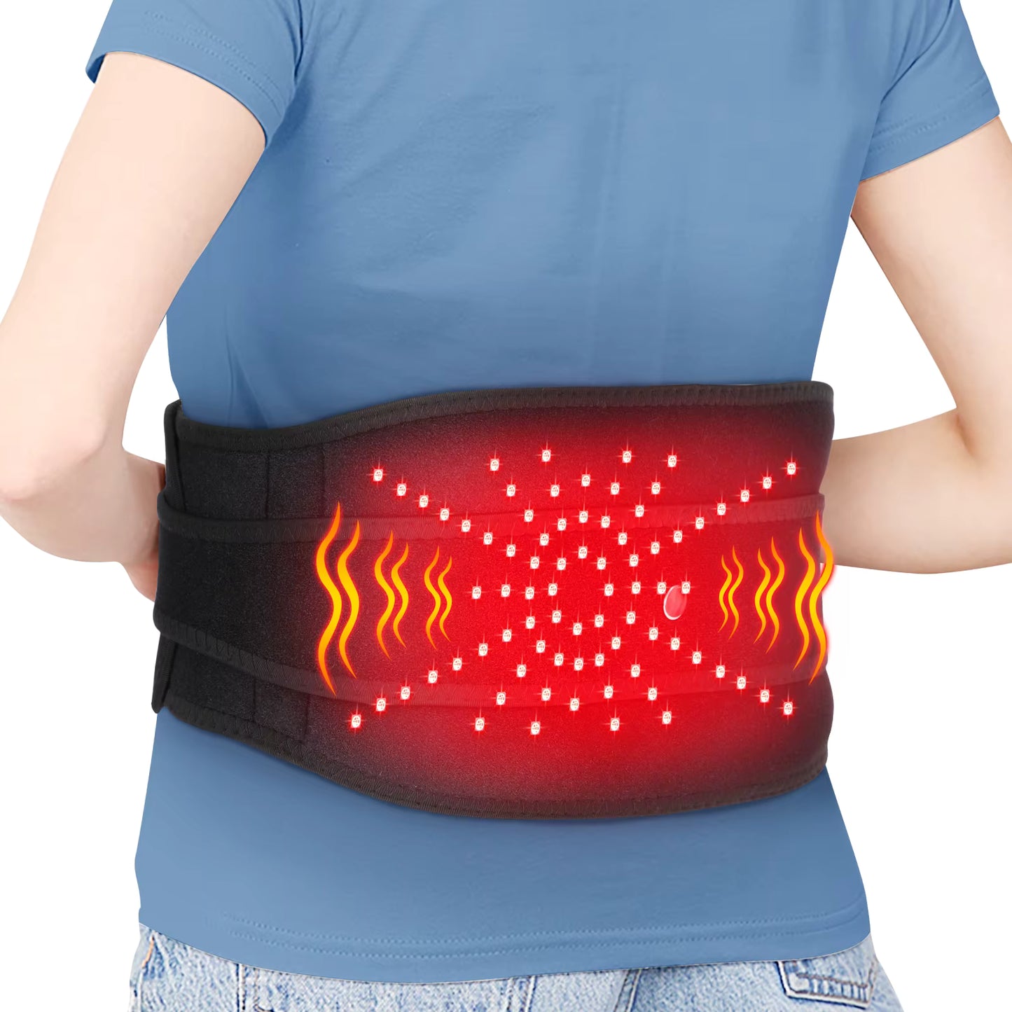 ThermaRelief W-Power | Heat Therapy Waist Massage Belt